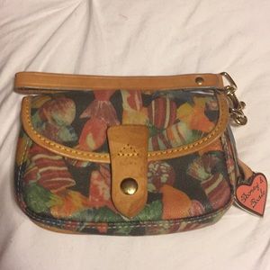 Dooney & Bourke candy-print wristlet